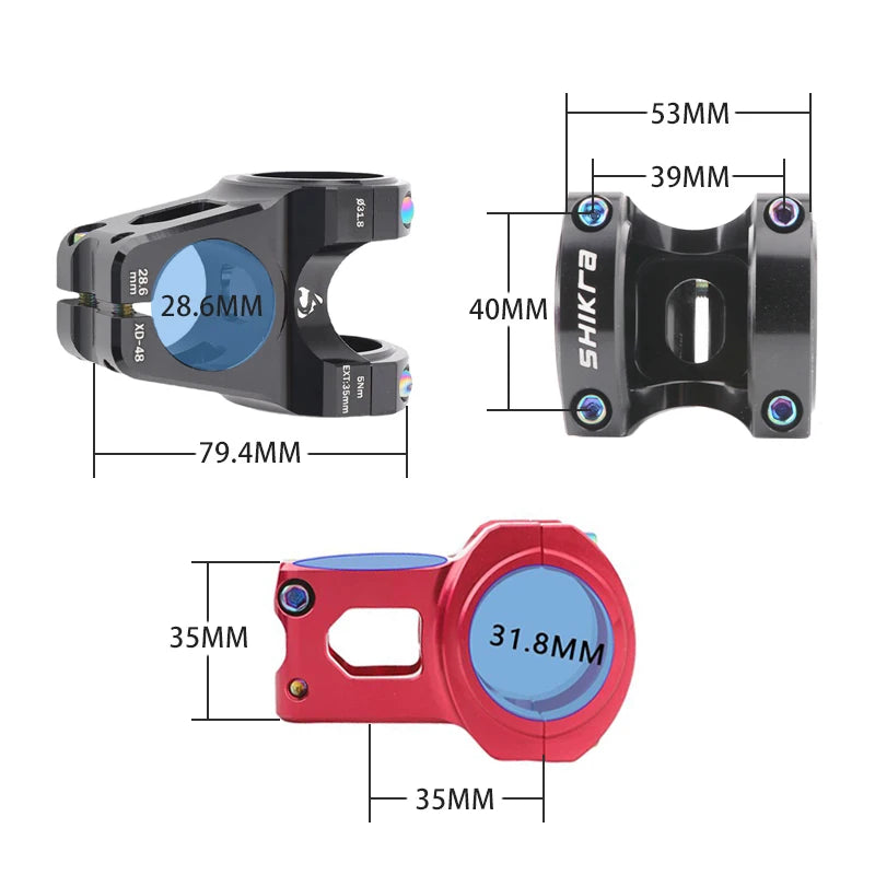 HASSNS XD48 MTB Stem 31mm