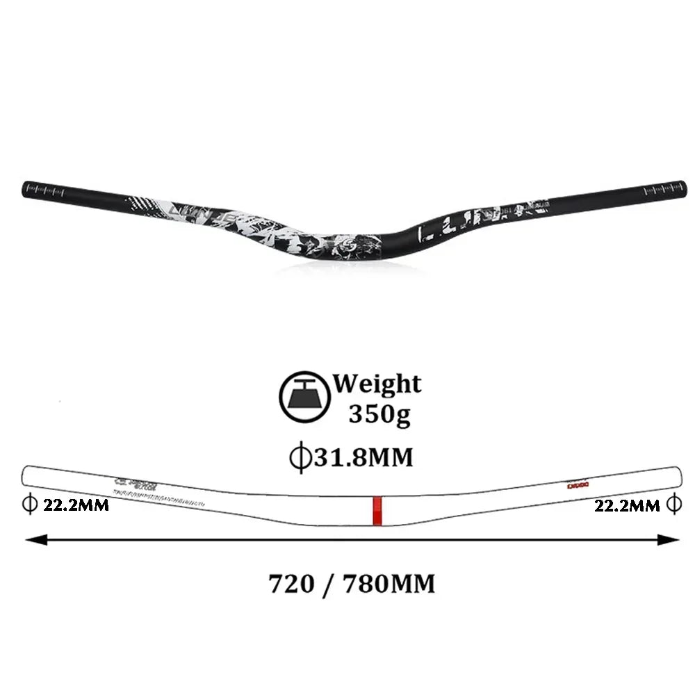 MTB Wide Bars 720/780mm